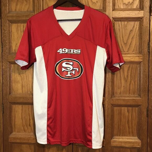 San Francisco 49ers NFL Jersey Men's Med. Augusta Reversible Flag Play Football - Picture 1 of 15